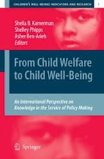 From Child Welfare to Child Well-Being