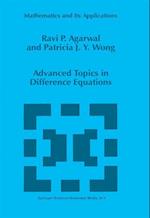 Advanced Topics in Difference Equations