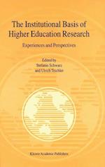 The Institutional Basis of Higher Education Research