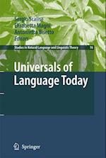 Universals of Language Today