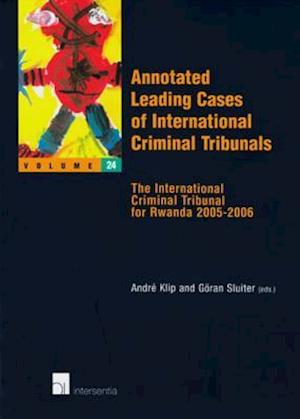 Annotated Leading Cases of International Criminal Tribunals - Volume 24