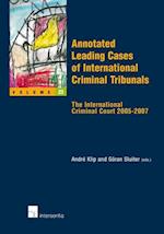 Annotated Leading Cases of International Criminal Tribunals