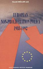 European Non-Proliferation Policy. 1988-1992