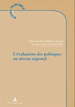 L¿évaluation des politiques au niveau régional