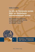 Le Role de L'Economie Sociale Dans Les Dynamiques Socioeconomiques Locales