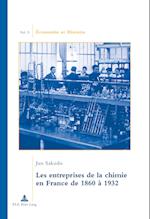 Les entreprises de la chimie en France de 1860 à 1932