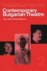 Contemporary Bulgarian Theatre