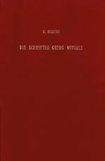 Die Schriften Georg Witzels Bibliographisch Bearbeitet