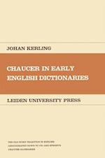 Chaucer in Early English Dictionaries