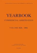 Yearbook Commercial Arbitration Volume XIX - 1994 (VOL d berg: yearbookcommercial arb 1994) 