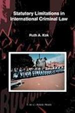 Statutory Limitations in International Criminal Law
