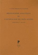 Bibliographie Analytique de l'Archeologie de l'Iran Ancien. Supplement 2