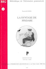 La Syntaxe de Pindare
