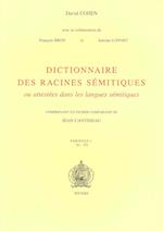 Dictionnaire Des Racines Semitiques Ou Attestees Dans Les Langues Semitiques, Fasc. 1