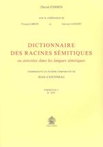 Dictionnaire Des Racines Semitiques Ou Attestees Dans Les Langues Semitiques. Fasc. 5