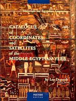 Catalogue of Coordinates and Satellites of the Middle Egyptian Verb