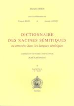 Dictionnaire Des Racines Semitiques Ou Attestees Dans Les Langues Semitiques, Comprenant Un Fichier Comparatif de Jean Cantineau. Fasc. 6