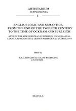 English Logic and Semantics, from the End of the Twelfth Century to the Time of Ockham and Burleigh