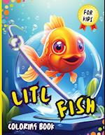 Litl Fish Coloring Book For Kids