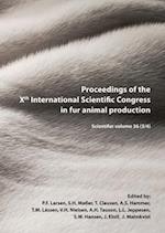 Proceedings of the Xth International Scientific Congress in Fur Animal Production