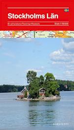 Stockholms län : bil- och turistkarta = travel map = Reisekarte  1:150 000