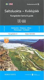 Kungsleden 3 : Saltoluokta-Kvikkjokk 1:50 000. Karta & guide