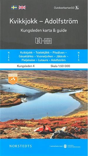 Kungsleden 4 : Kvikkjokk-Adolfström 1:50 000. Karta & guide