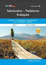 Saltoluokta - Padjelanta - Kvikkjokk  1:75.000