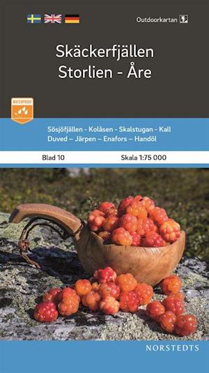 Skäckerfjällen - Storlien - Åre  1:75.000