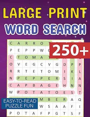 Word Search Book for Adults with Solution: Relaxing Word Search Book for Adults 250 Word Puzzles for Adults Teens and Seniors