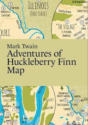 Mark Twain, Adventures of Huckleberry Finn Map