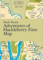 Mark Twain, Adventures of Huckleberry Finn Map