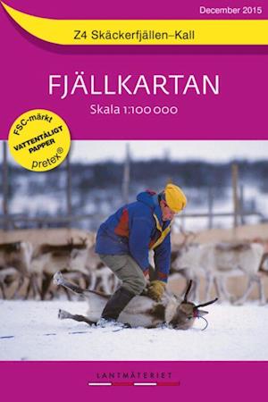 Skäckerfjällen - Kall  1:100 000