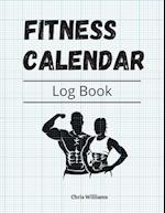 Fitness Calendar Notebook for daily - weekly weight tracking