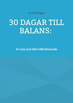 30 dagar till balans: