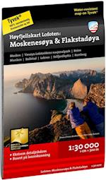 Høyfjellskart Lofoten : Moskenesøya & Flakstadøya 1:30 000
