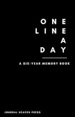 One Line A Day Journal 