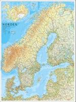 Norden plano (fysisk) 1:1,2 m  (75 x 100cm) i paprør