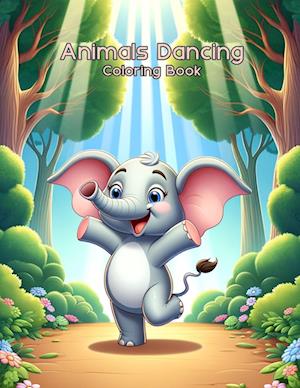 Animals Dancing Coloring Book