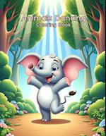 Animals Dancing Coloring Book