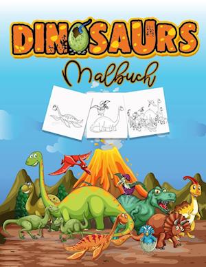 Dinosaurier Malbuch