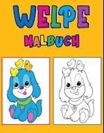 Welpe Malbuch