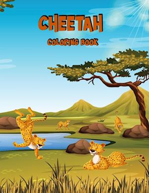 Cheetah Coloring Book