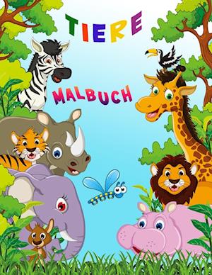 Tiere Malbuch