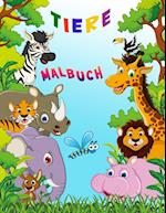 Tiere Malbuch