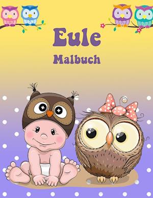 Eule Malbuch