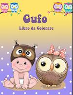 Libro da Colorare Gufo