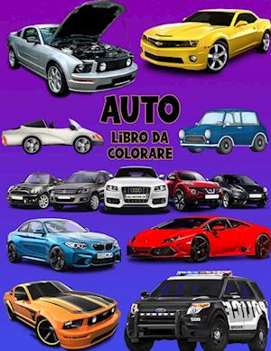 Auto libro da colorare