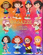 Ragazze libro da colorare