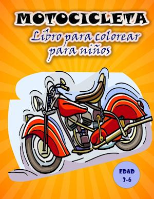 Libro para colorear de motos para niños